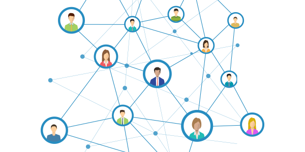 People in a network